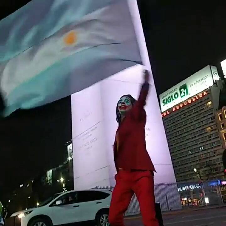 El Joker Argentino: 'Un gran poder conlleva una gran responsabilidad' vía Instagram