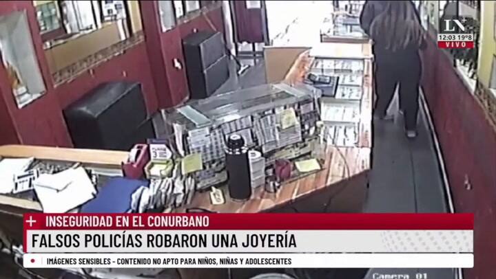 Simularon un allanamiento vestidos de policías federales y robaron en una joyería