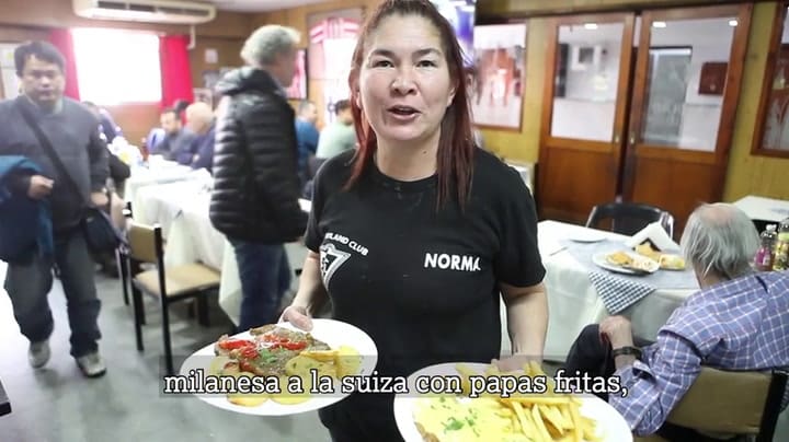 BRANDO - Comer en el club del barrio