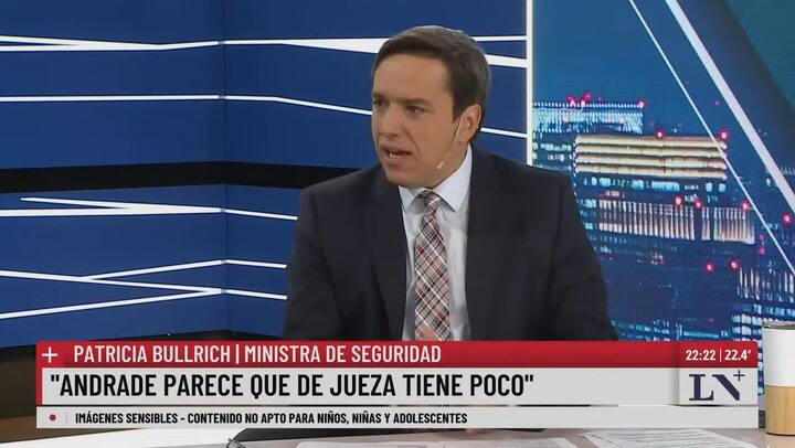 Patricia Bullrich sobre la Jueza Andrade: "Debe leer la constitución de Venezuela"