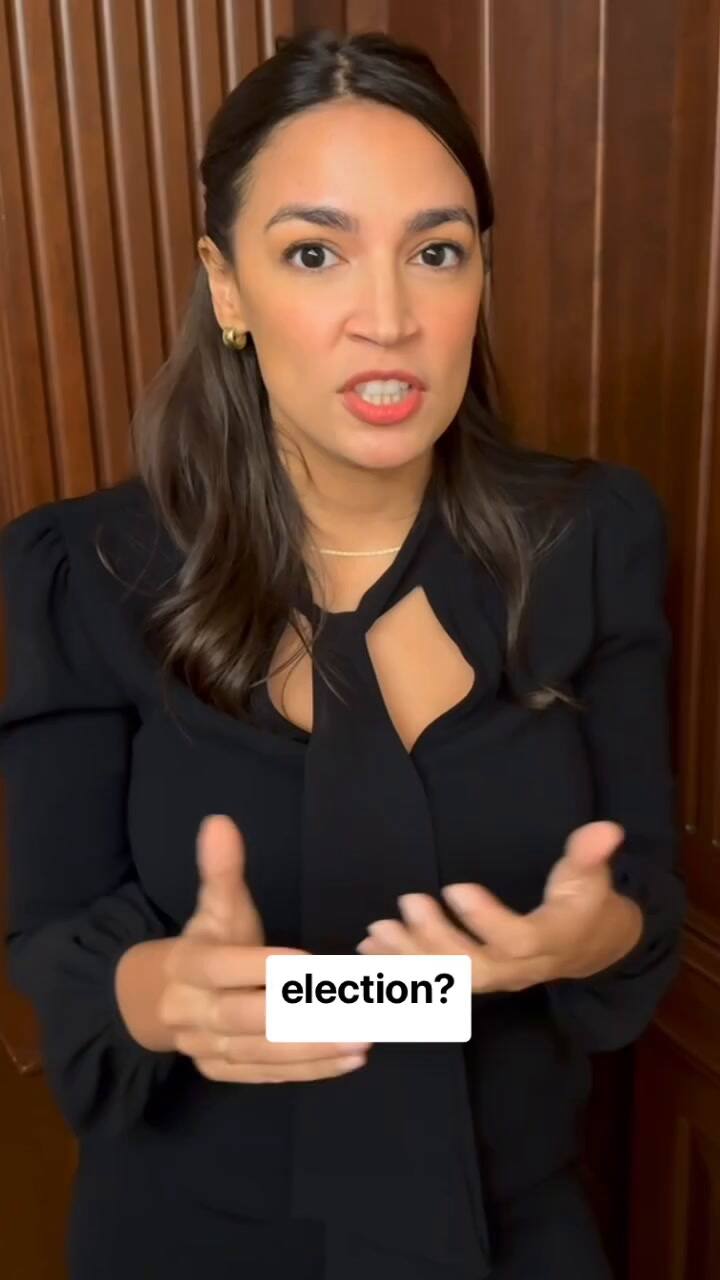 Alexandria Ocasio-Cortez instó a los jóvenes a votar en las elecciones de noviembre