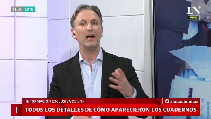 Diego Cabot: Los detalles de cómo aparecieron los cuadernos