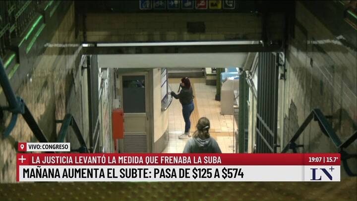Aumento del SUBTE