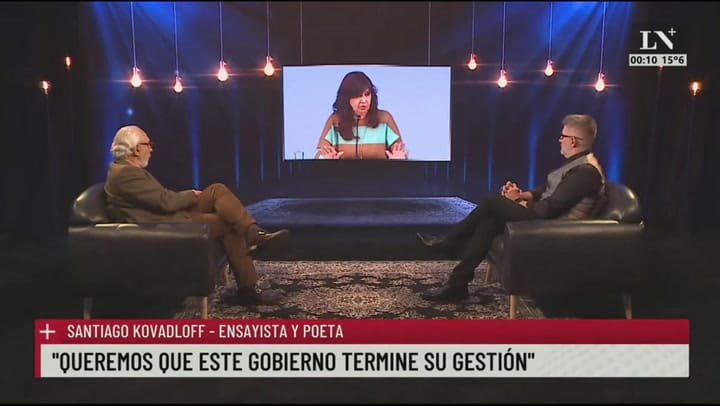 “Cristina Kirchner es una déspota” y otras frases de Santiago Kovadloff