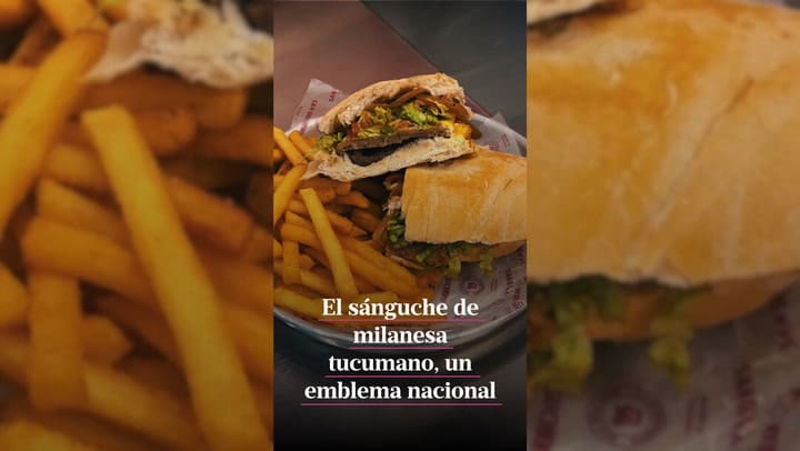 El sánguche de milanesa tucumano