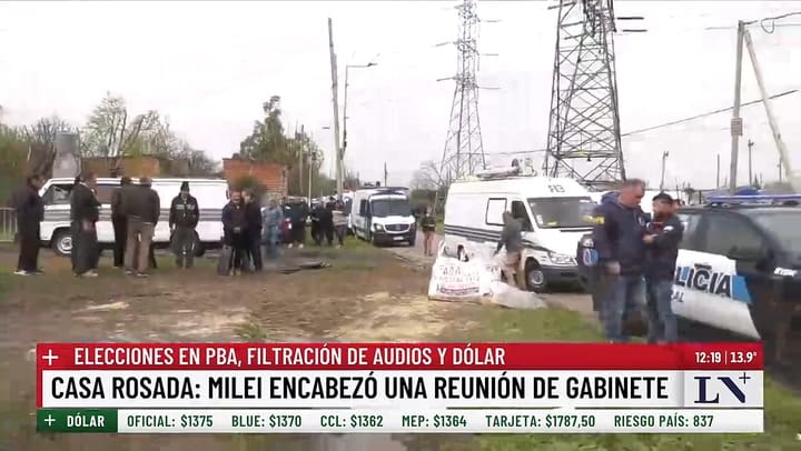 Acto de Milei en Moreno: el operativo de Prefectura, Gendarmeria y la Policia en medio de los fuertes cruces por la seguridad