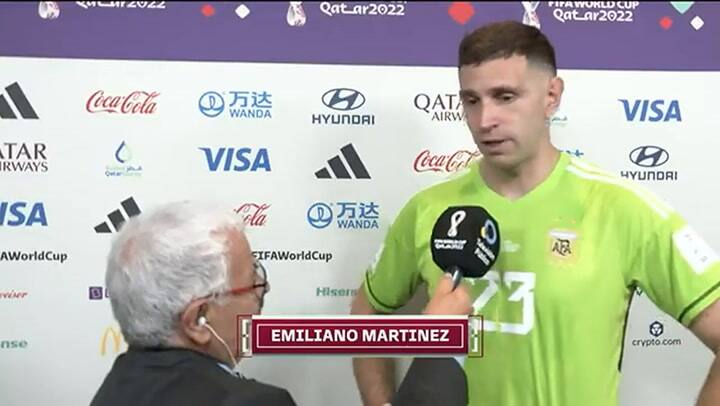 Las declaraciones del Dibu Martínez tras la victoria argentina ante México