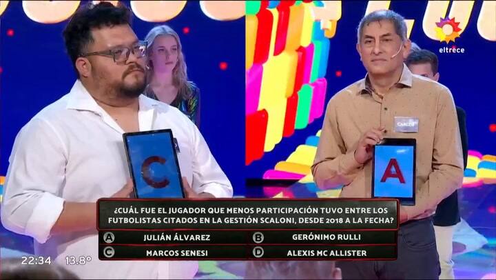 La pregunta de Martín Liberman que le dio el millón a Wilfredo
