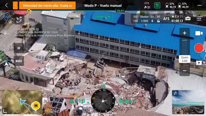 Rescate entre los escombros