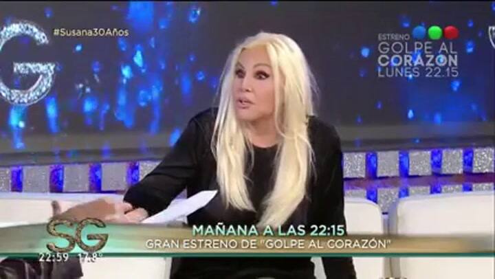 Sebastián Estevanez habló con Susana sobre el accidente que puso en riesgo su vida