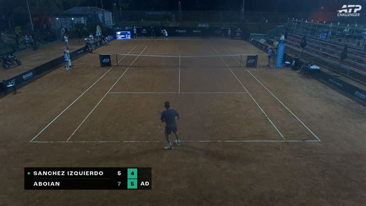 Match point del partido entre Valerio Aboian y Nicolás Sánchez Izquierdo