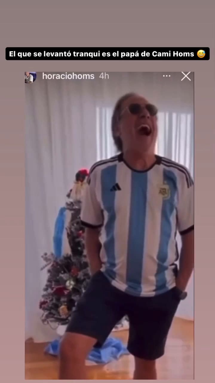 El posteo que realizó el padre de Camila Homs tras la separación de Rodrigo De Paul