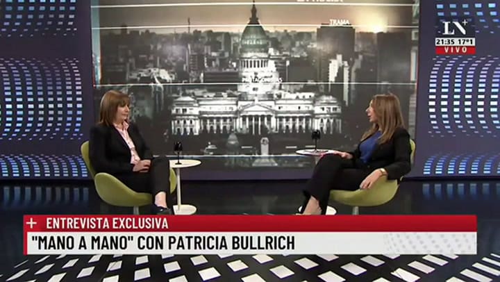 Patricia Bullrich en La Trama con Laura Di Marco