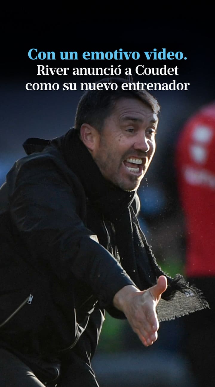 River anunció a Coudet como su nuevo entrenador con un emotivo video