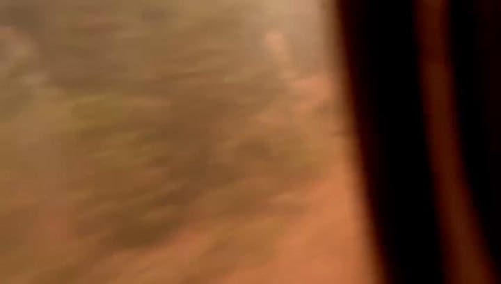 Entre llamas, el momento en que la familia debió huir del incendio para salvar su vida. Crédito: Donato del Blanco