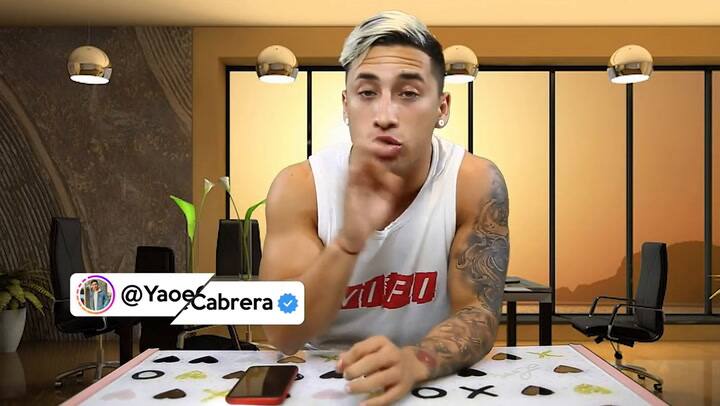 Yao Cabrera y la promocion de una app de criptomonedas en su video. Fuente: Youtube