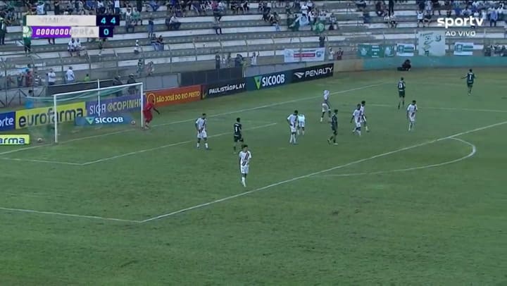 El primer gol de Estêvão Willian en la Copinha