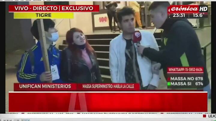 Brenda Uliarte, en sus apariciones en Crónica