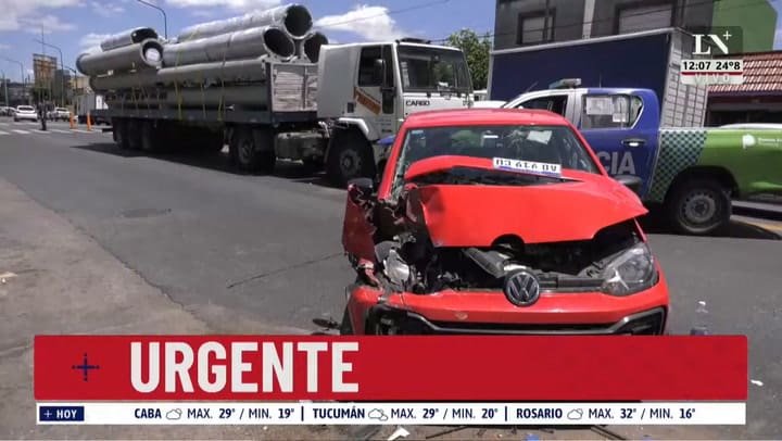 Impresionante choque en Ruta 3: hay heridos