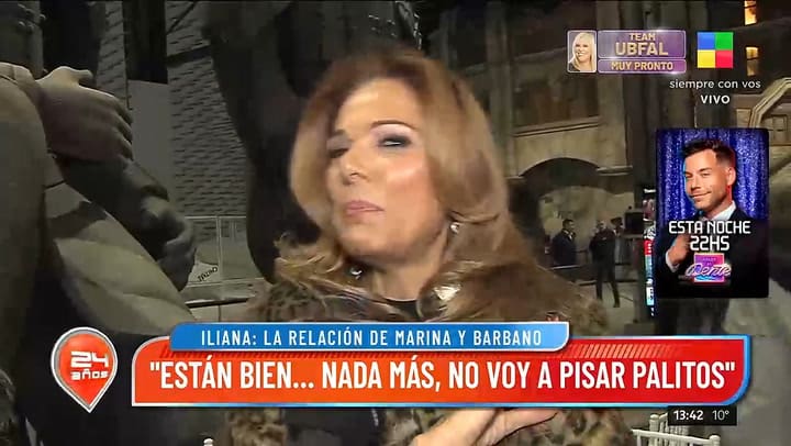 Iliana Calabro se refirio a la reconciliacion de Marina y Rolando Barbano