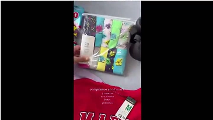 ¿Salió mucho o conviene? Jimena Barón mostró cuánto gastó en ropa en Madrid