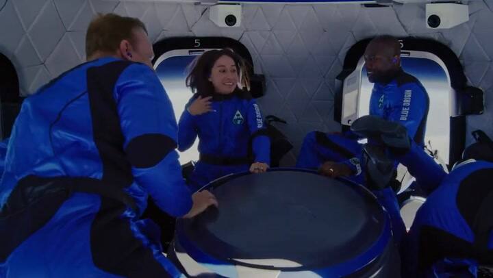 Así fue el vuelo de Katya Echazarreta en el espacio