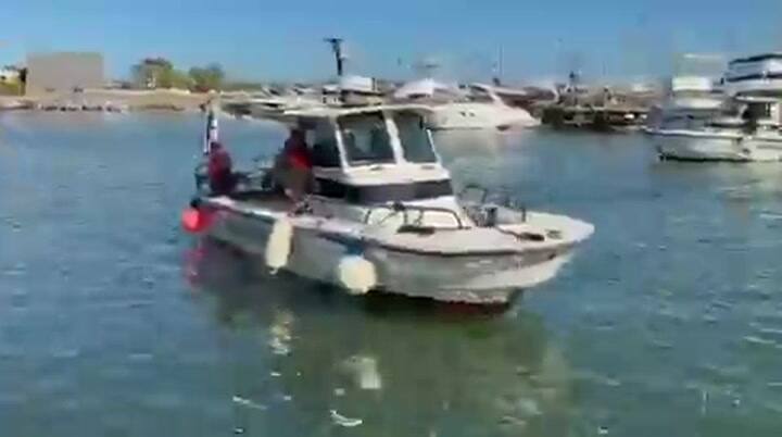 Así fue el rescate del argentino que estaba perdido en el mar de Punta del Este