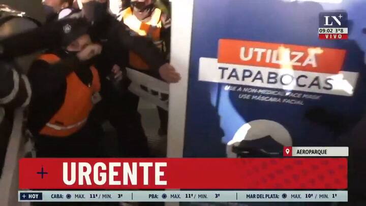 Incidentes y protestas en Aeroparque por parte de ex empleados de LAN