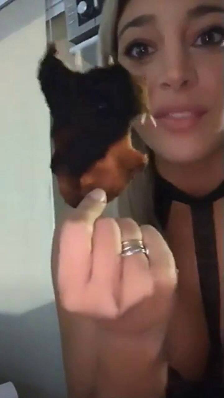 A Sol Pérez se le quemaron las milanesas por sacarse una selfie - Fuente: Instagram