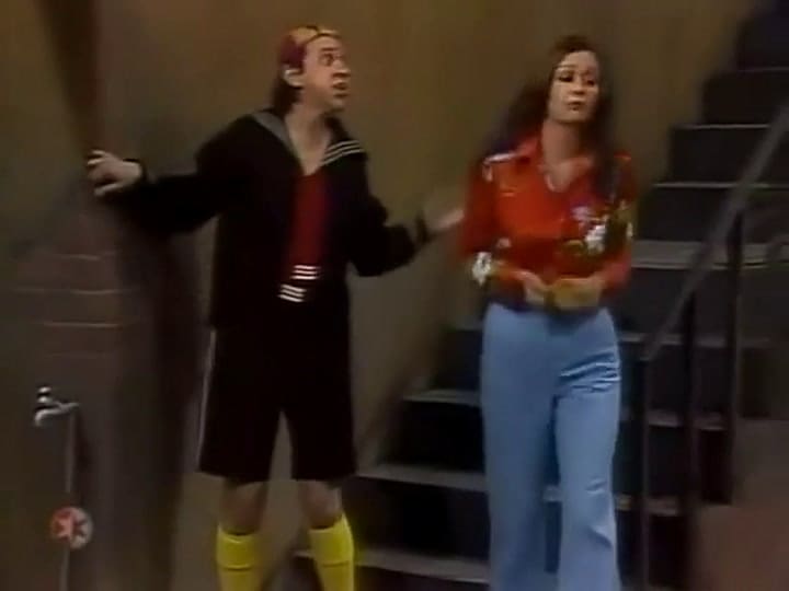 Una escena de la actriz Olivia García en El Chavo del Ocho - Fuente: YouTube