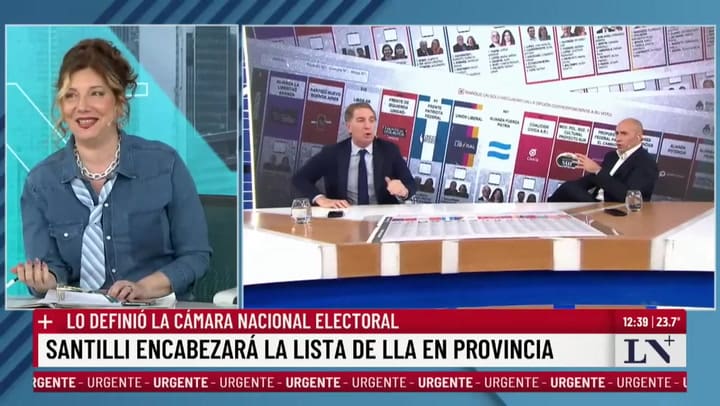Santilli encabezará la lista de LLA en provincia de Buenos Aires