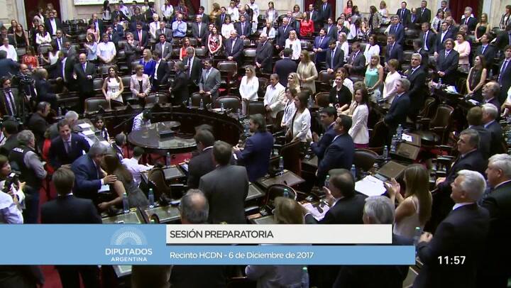 Así juraron Espinoza, Sierra, Siley, Solá, Tundis y Scioli