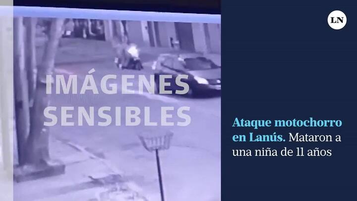 Ataque motochorros en Lanús: mataron a una niña de 11 años