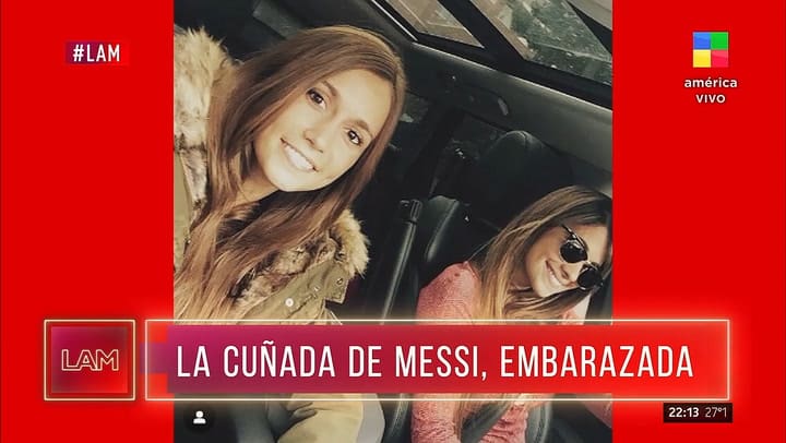 En LAM revelaron el embarazo de la hermana de Anto Roccuzzo