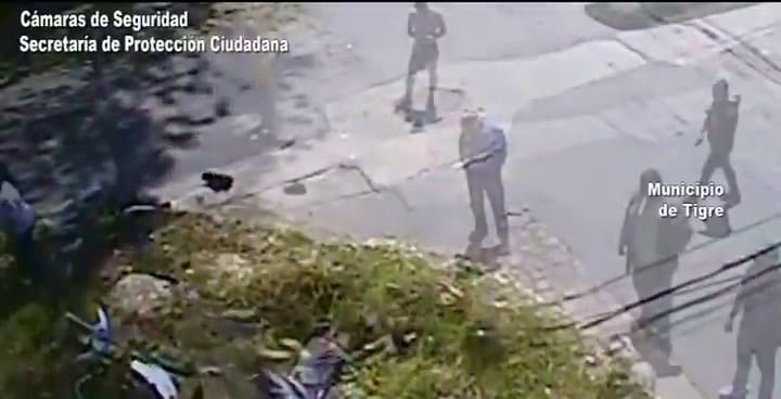 Fuerte choque entre dos motos en Tigre