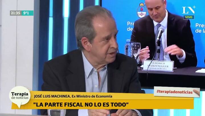 José Luis Machinea: 'La gente tiene que percibir que es un esfuerzo compartido'