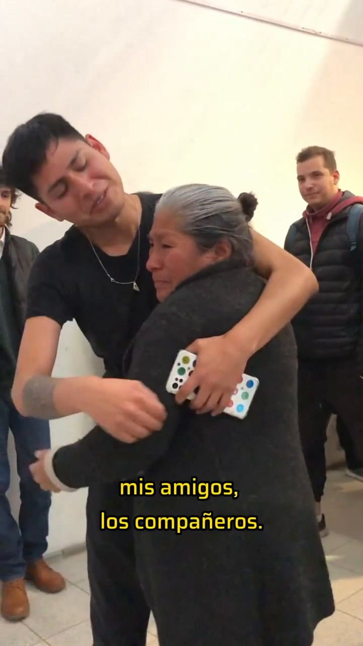 Se recibió y emocionó a todos