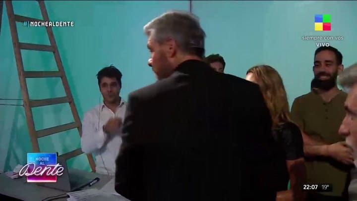 Fernando Dente fingió un desmayo