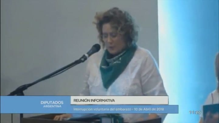 La exposición de Verónica Llinás, Carla Peterson y Griselda Siciliani en el debate por el aborto