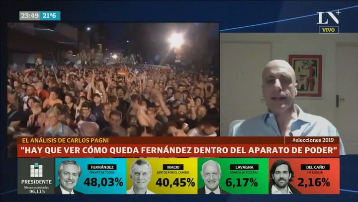 Carlos Pagni analiza el resultado de las elecciones 2019 - Ganaron Alberto, Kicillof y Larreta