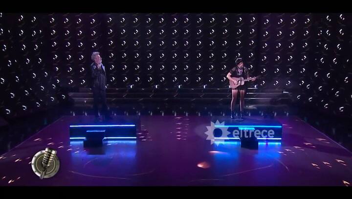 Cantando 2020: Miguel Ángel Rodríguez y Lula Rosenthal interpretaron 'Par mil' - Fuente: eltrece