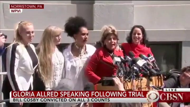 La abogada de víctimas de Cosby: “Se hizo justicia, han creído a las mujeres' – Fuente: Twitter