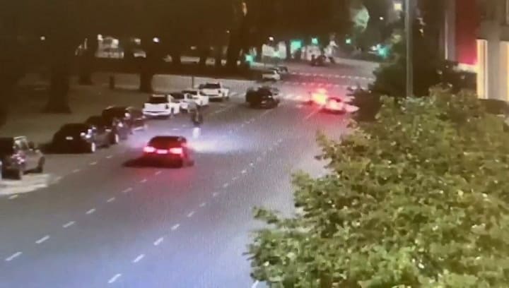 Toto' Salvio atropelló a su ex mujer en Puerto Madero