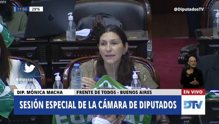 El discurso completo de Mónica Macha