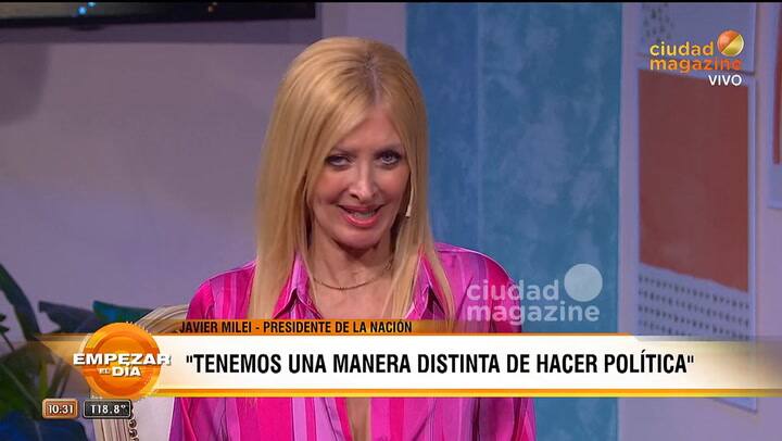 La entrevista de Javier Milei con Yuyito González