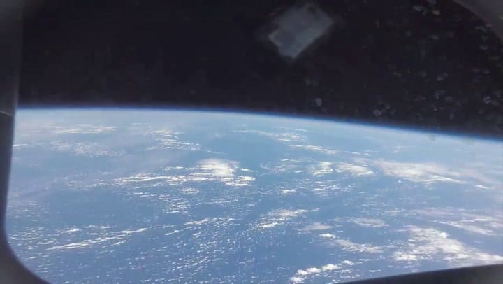 Los 25 minutos del reingreso a la Tierra en un minuto