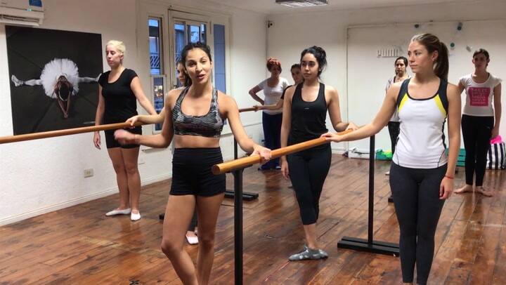 5 minutos de entrenamiento con Ballet Fitness