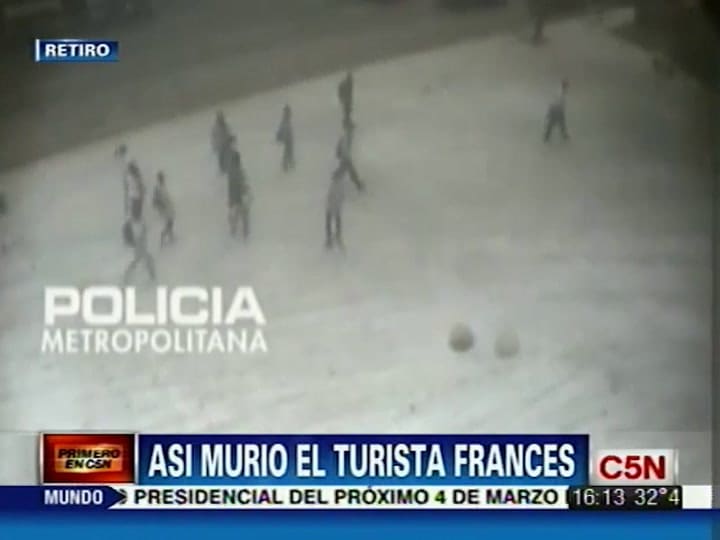 Así murió el turista francés (C5N)