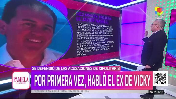 Las fuertes palabras de Javier Naselli contra Vicky Xipolitakis - Fuente: América TV