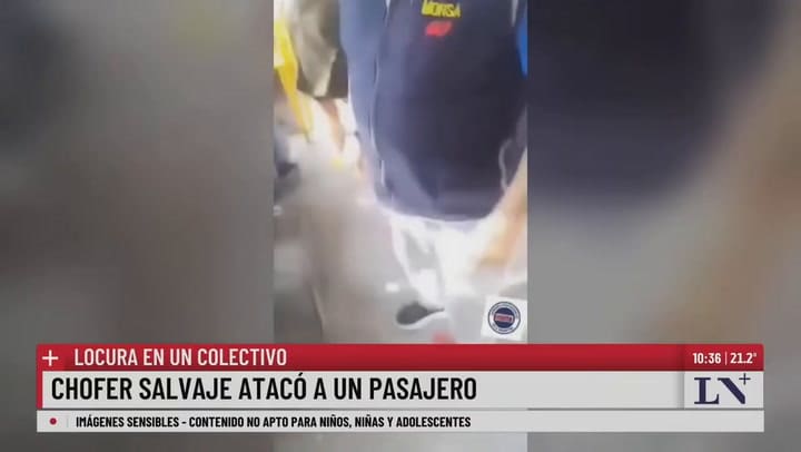 Un chofer de colectivo lo amenazó con un cuchillo: habla el pasajero agredido